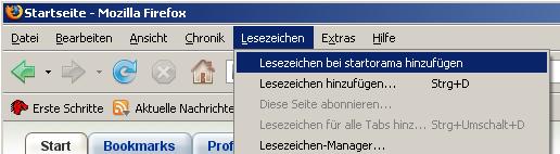 Startorama-Plugin für Mozilla Firefox