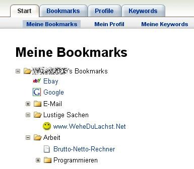 Bookmark Baum von Startorama